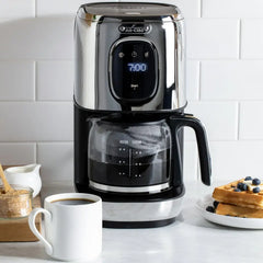 8 Cup Coffee Maker, Touchscreen, Stainless Steel, Aroma function