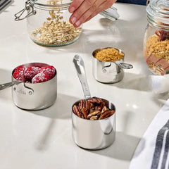 Stainless Steel Measuring Cups Set, 4 Piece