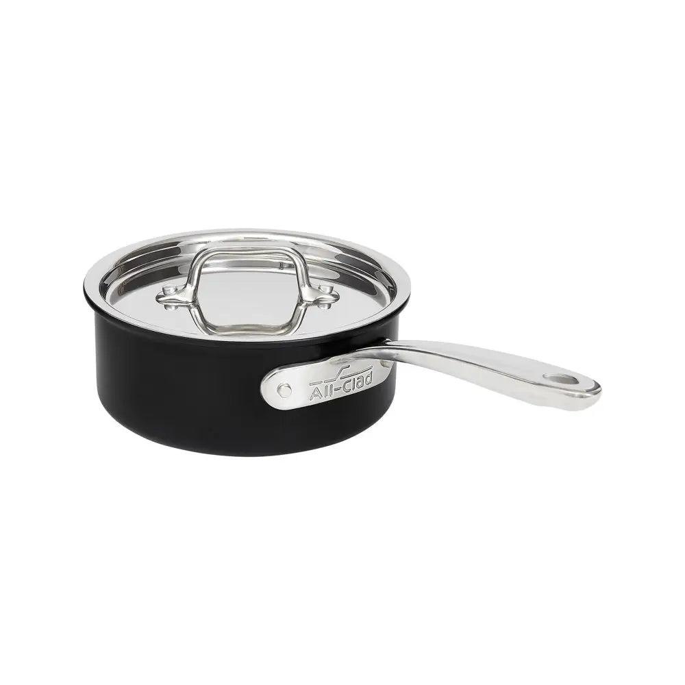 NS Pro Nonstick Cookware, Sauce Pan with Lid, 2 quart