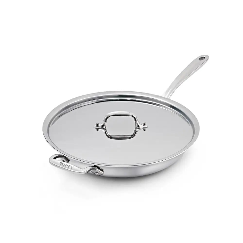 D3 Stainless Everyday 3-ply Bonded Cookware, Skillet with Lid, 12.5 inch
