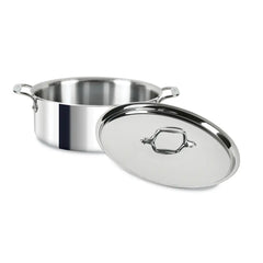 D3 Stainless 3-ply Bonded Cookware, Stockpot with lid, 6 quart