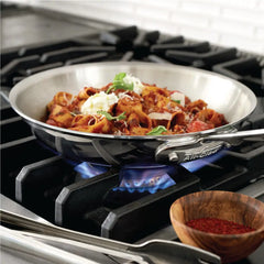 D5 Stainless Polished 5-ply Bonded Cookware, Fry Pan, 8 inch