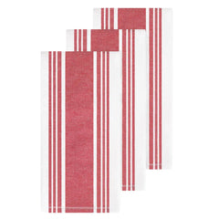 Dual Kitchen Towel Set; Chili; 3 pieces