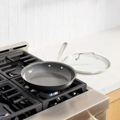 NS Pro® Ceramic Nonstick, Fry Pan with Lid, 10 inch