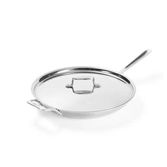 D5 Stainless Brushed 5-ply Bonded Cookware, Fry Pan with Lid, 14 inch