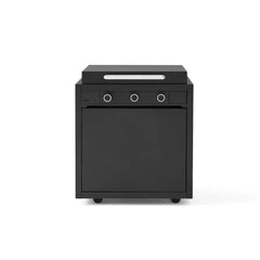 29" Gas Griddle with Lid and Cart, Three burner