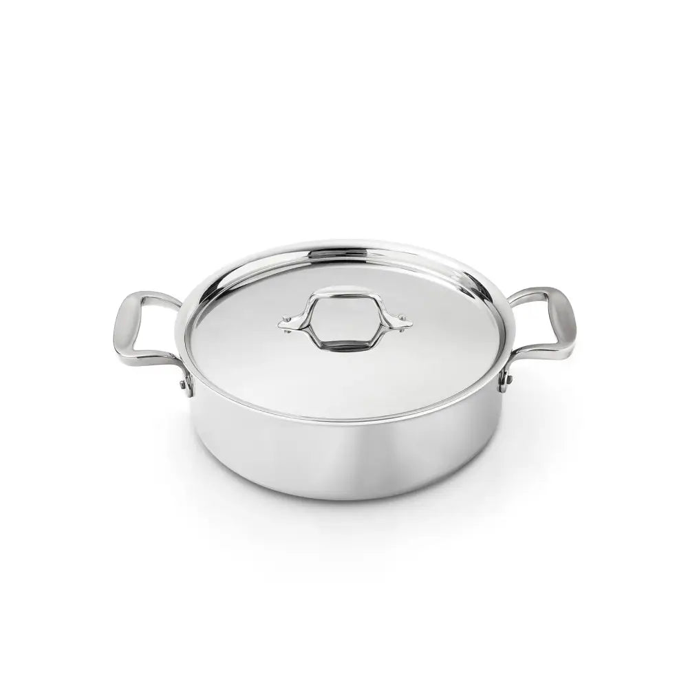 D3 Stainless 3-ply Bonded Cookware, Casserole with Lid, 5 quart