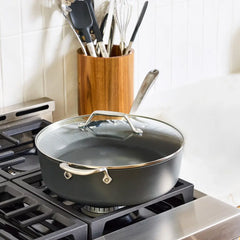 HA1 Ceramic Nonstick, Sauté Pan with Lid, 6 quart