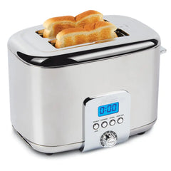 Digital Stainless Steel Toaster; 2 slice
