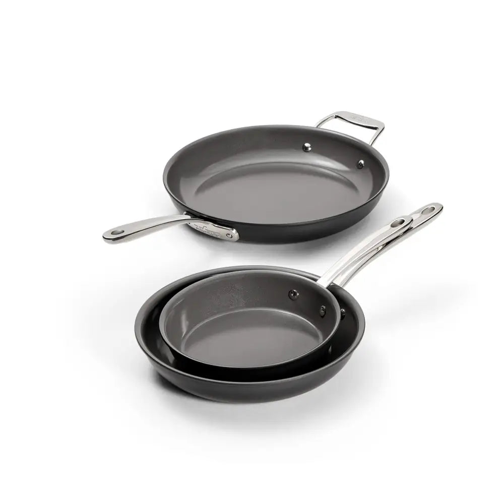 NS Pro® Ceramic Nonstick, Fry Pan Set, 8, 10 &amp; 12 inch