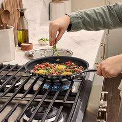 D3 Everyday Pro Nonstick 3-Ply Bonded Cookware, Skillet with Lid, 10.5 inch