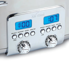 Digital Stainless Steel Toaster; 4 slice