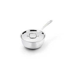 G5® Graphite Core Stainless Steel 5-ply Bonded Cookware, Saucier with Lid, 2.5 quart