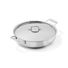 D3 Stainless 3-ply Bonded Cookware, Mother of All Pans with lid, 6 quart