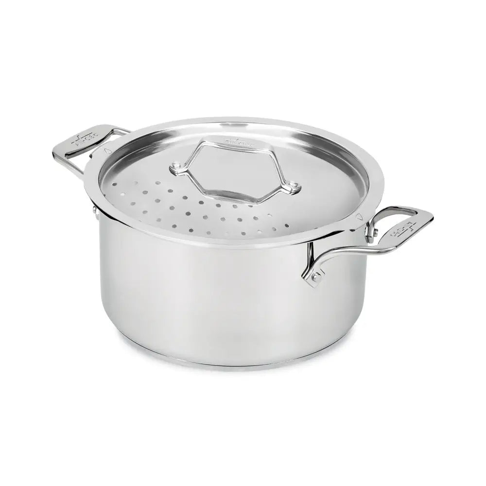 Simply Strain, Stainless Steel Multipot with Straining Lid, 6 Quart