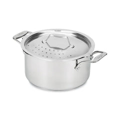 Simply Strain, Stainless Steel Multipot with Straining Lid, 6 Quart