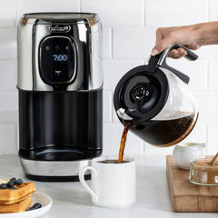 8 Cup Coffee Maker, Touchscreen, Stainless Steel, Aroma function