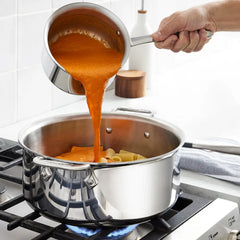 D3 Stainless Everyday 3-ply Bonded Starter Cookware Set, 5 Piece