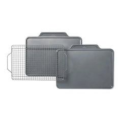 Pro-Release Nonstick Bakeware; 3 piece Cookie Sheet Set
