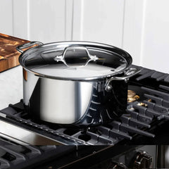 D3 Stainless 3-ply Bonded Cookware, Stockpot with lid, 8 quart