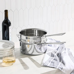 Specialty Cookware, Stainless Steel Universal Steamer Insert, 3 quart