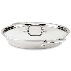 D3 Stainless 3-ply Bonded Cookware, Universal Pan with lid, 3 quart